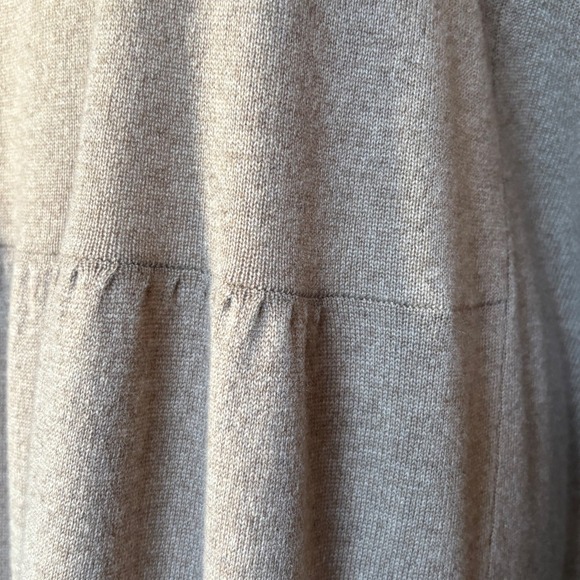 NEW Eskandar 100% Cashmere Bateau Tunic Dress‎ | Size 0 (S–M) | Oatmeal - Picture 6 of 13
